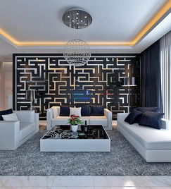 弘石湾现代风格三居室装饰工程解析